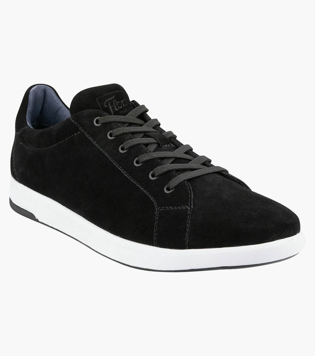 NERO SUEDE-CROSSOVER PLAIN
