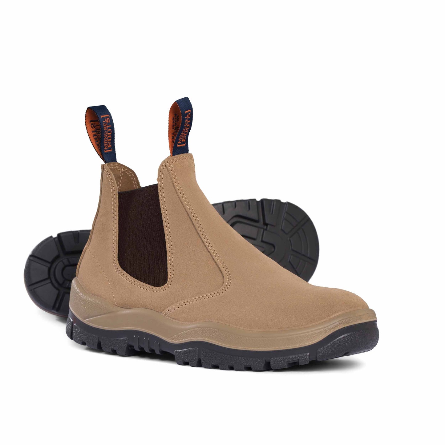 Suede Elastic Sided Boot