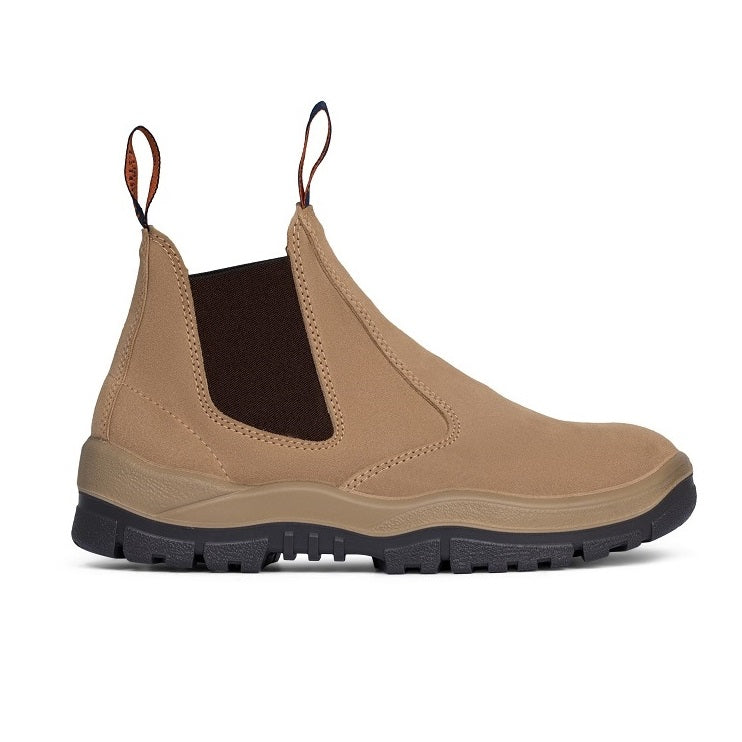 Suede Elastic Sided Boot