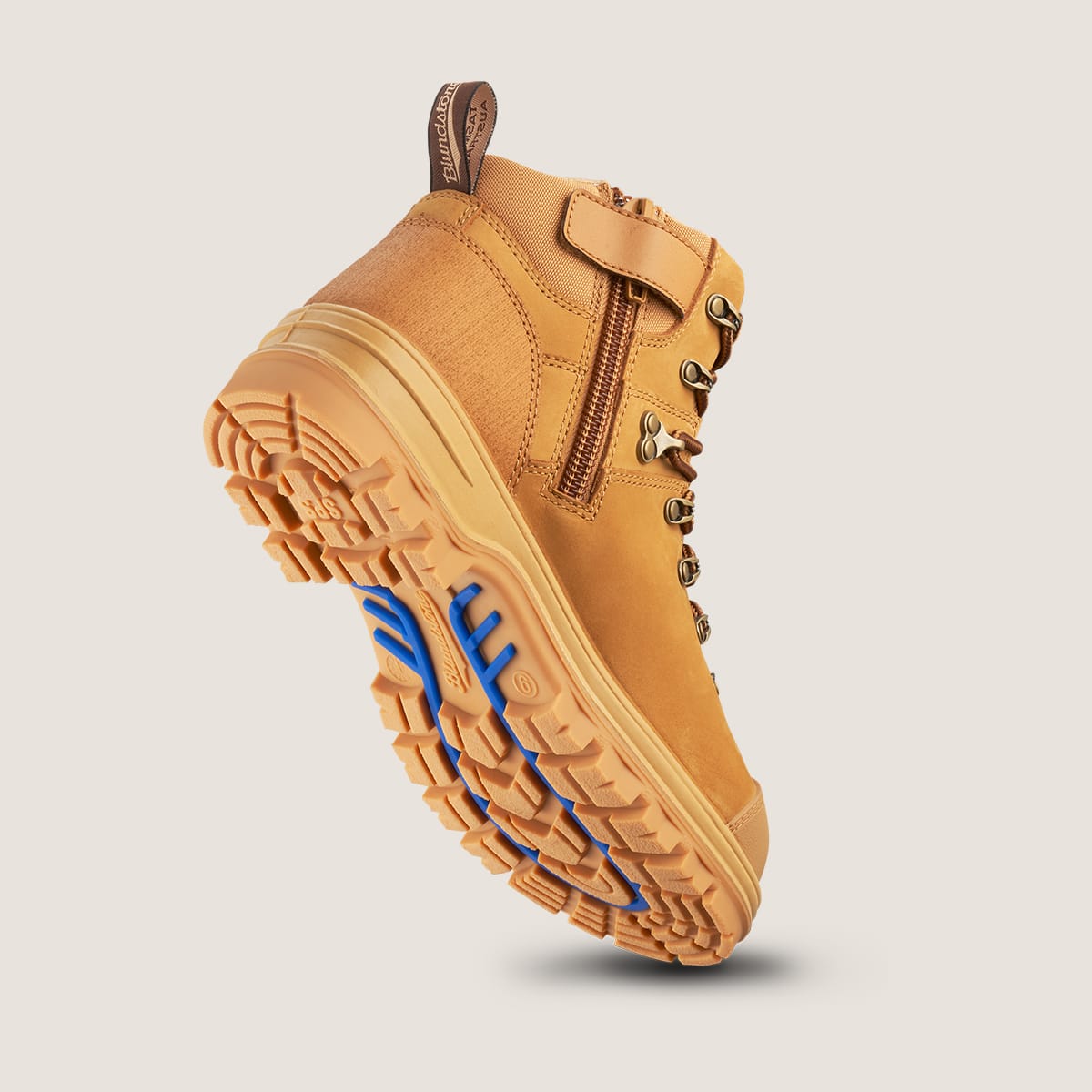 Zip Up Safety Work Boots