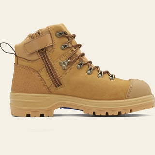 Zip Up Safety Work Boots