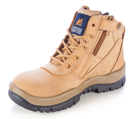 Wheat Mongrel ZipSider Boot (With Steel Toe Cap)