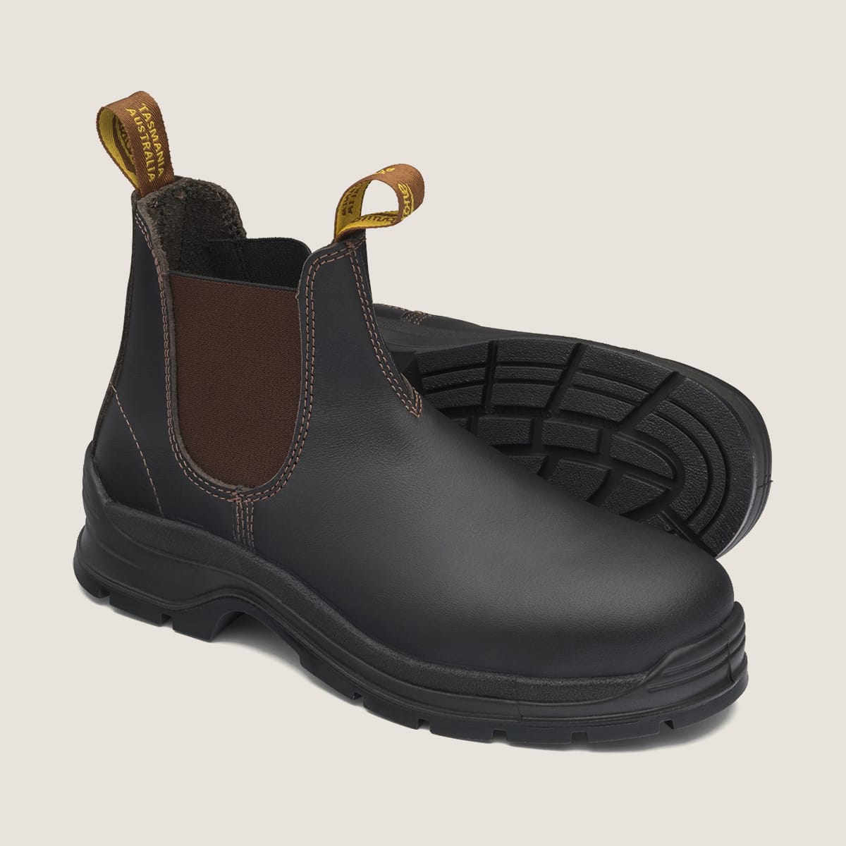 Solid Elastic Side Work Boot