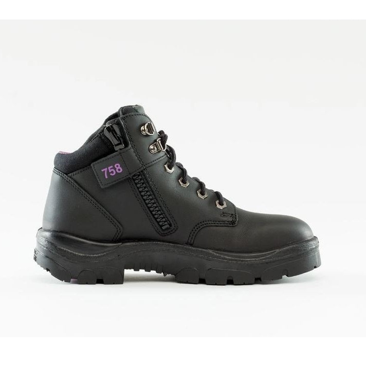 PARKES ZIP LADIES BLACK TPU