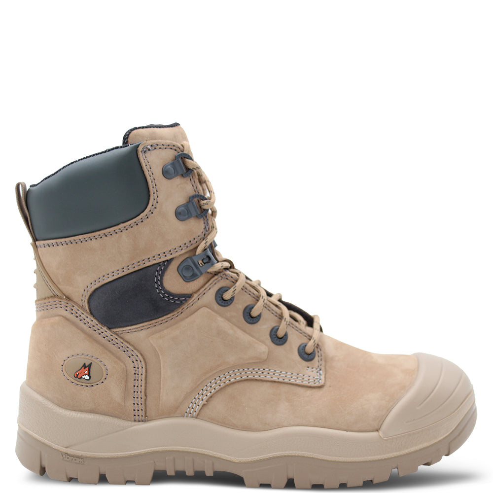 Stone Mongrel Boot w/ Scuff Cap-High Leg ZipSider