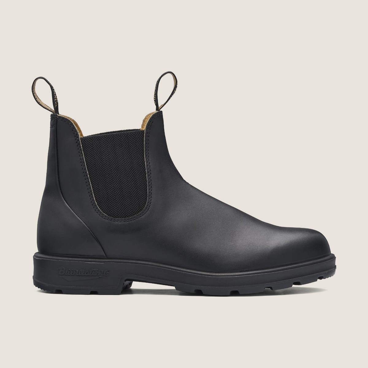 Black Lather Work Boots