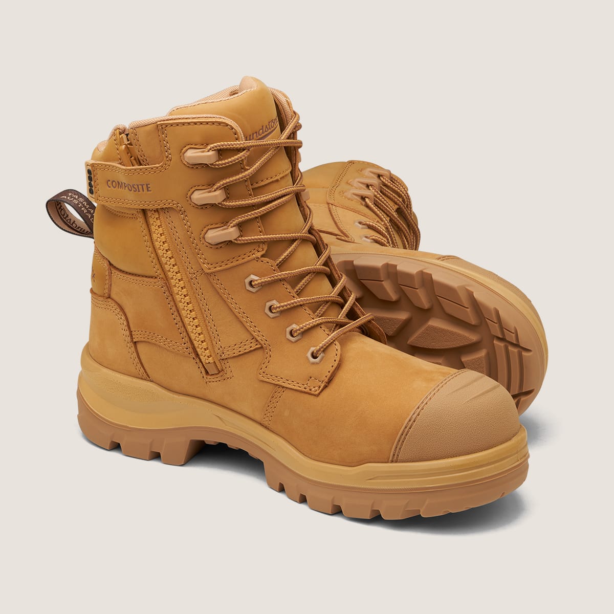 Zip up Work Boots
