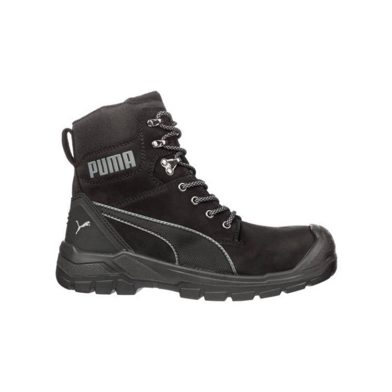 CONQUEST ZIP BOOT- BLK