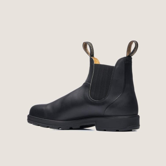 Black Lather Work Boots