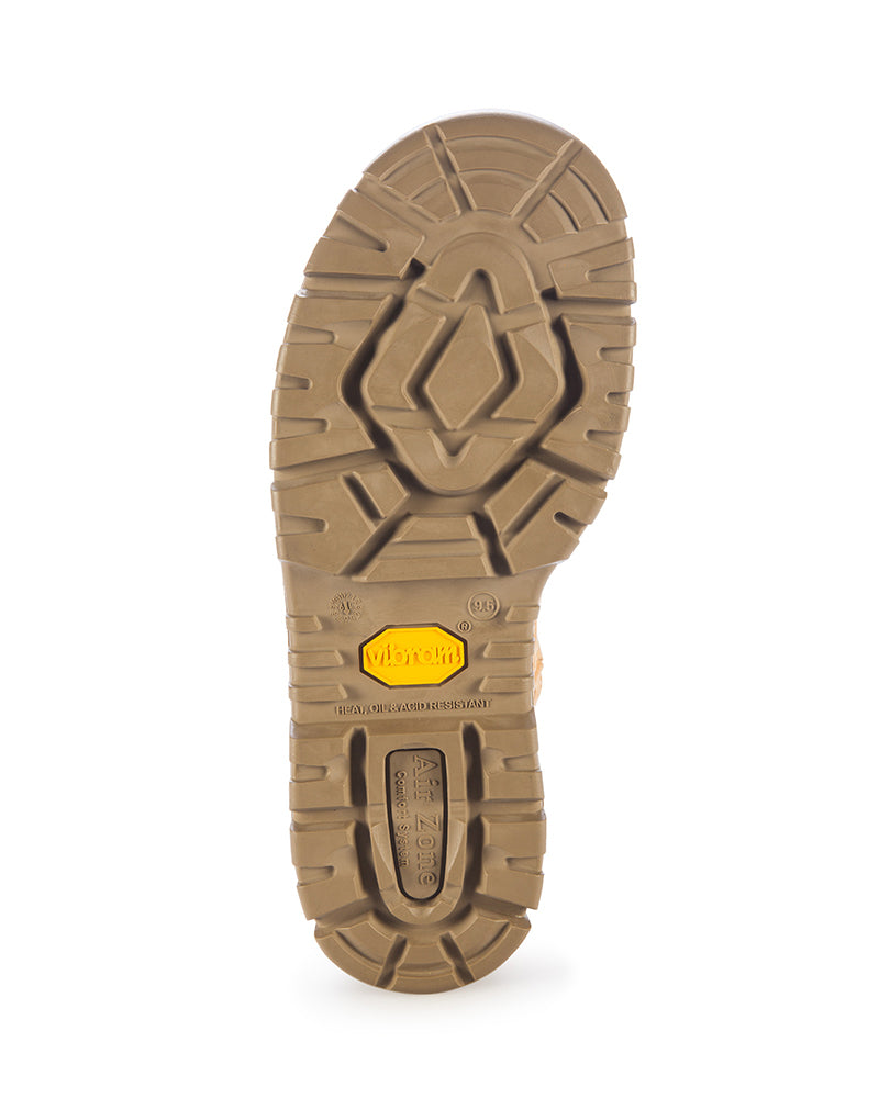 Mongrel Wheat High Leg ZipSider Boot w/ Scuff Cap
