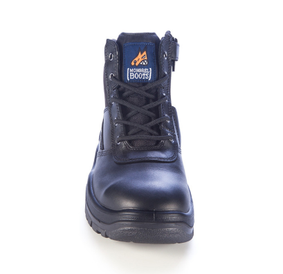 Black Mongrel ZipSider Boot (With Steel Toe Cap)