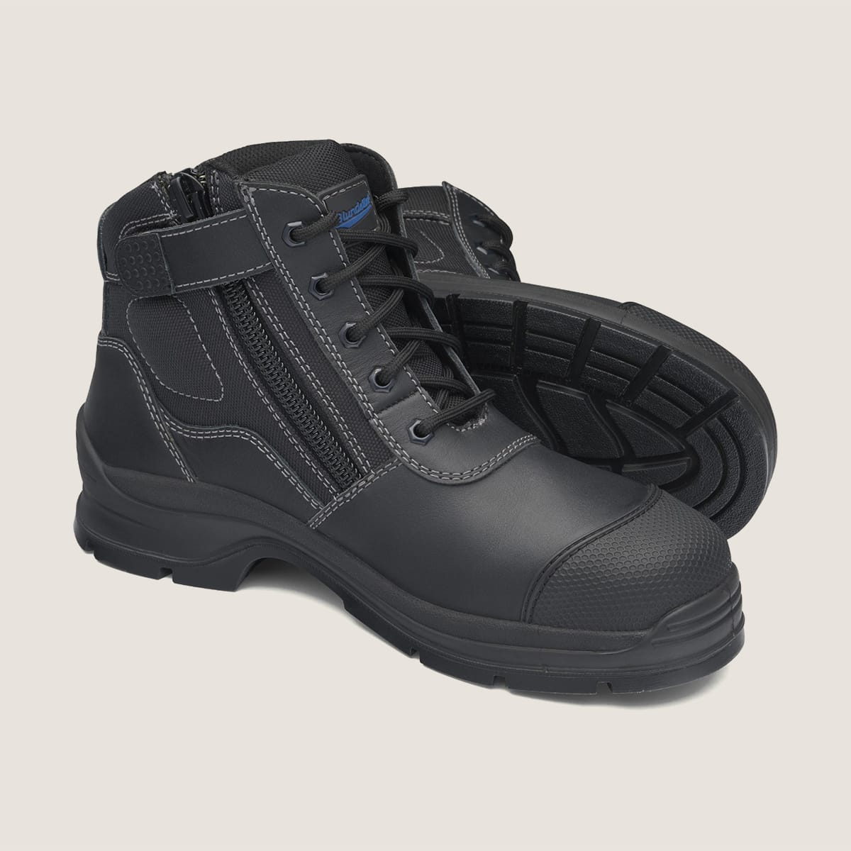 Black Steel Toe Cap Boots
