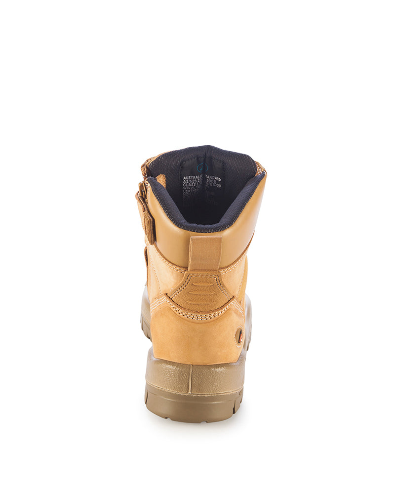 Mongrel Wheat High Leg ZipSider  Boot w/ Scuff Cap