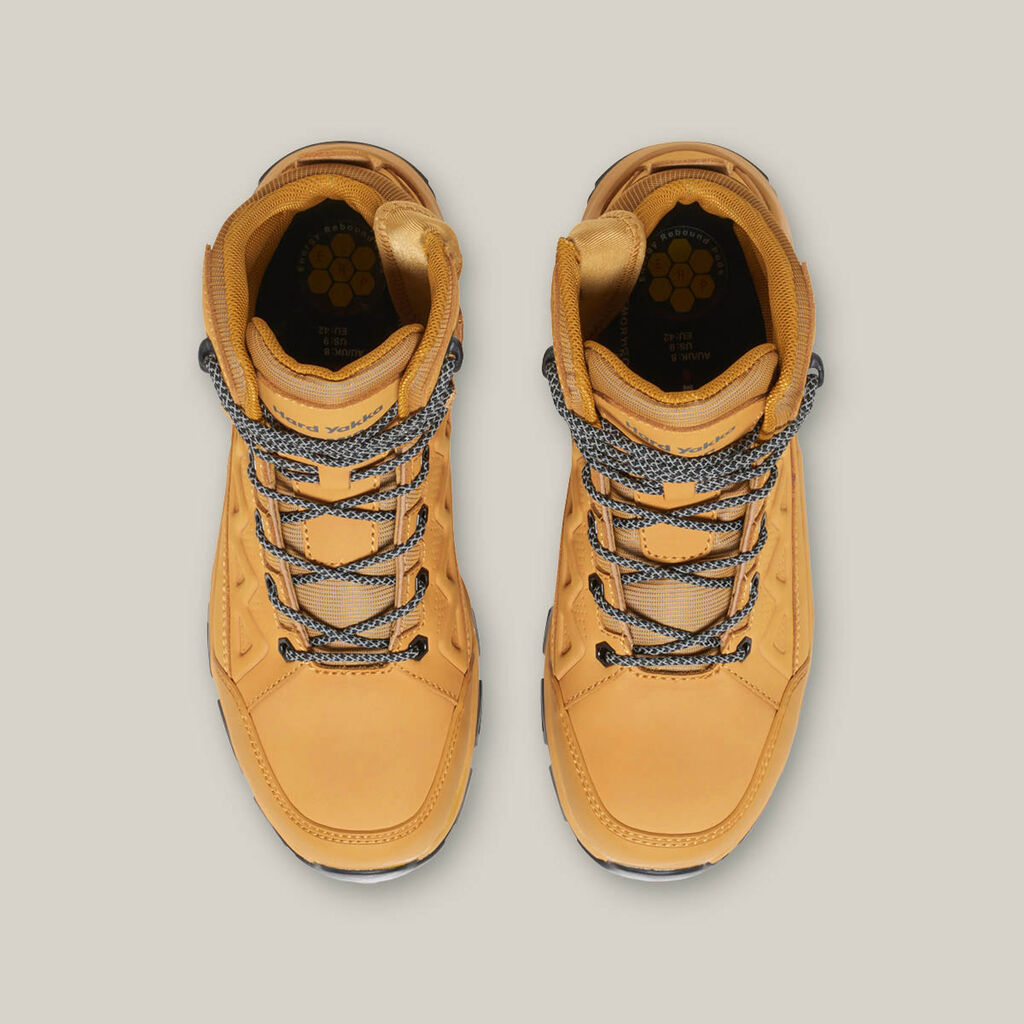 ATOMIC HYBRID LACE UP & SIDE ZIP SAFETY BOOT - WHEAT